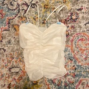 Urban Outfitters dainty white tank